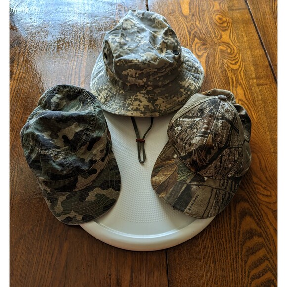 Bundle of 3 Camo hats (Acu Digital,Realtree.Korringal)  Unisex - Picture 9 of 12